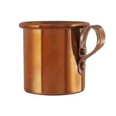 Caneca em Alumínio Cor Cobre 100ml