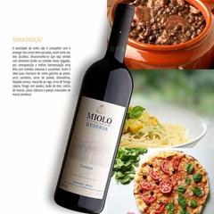 Vinho Miolo Reserva Tinto Branco Seco Sabores Garrafa 750ml - loja online