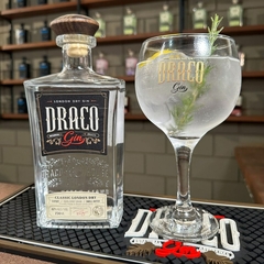 Gin Draco London Dry 750ml Kit Garrafa e Taça Gin Tônica - comprar online