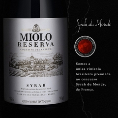 Vinho Miolo Reserva Tinto Branco Seco Sabores Garrafa 750ml