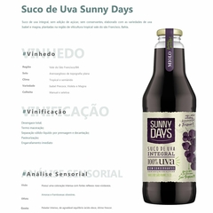 Suco de Uva Sunny Days Tinto Integral Sem Açúcar 300ml na internet