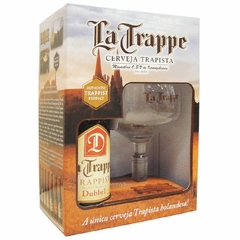 Kit Cerveja La Trappe Importada Holanda Garrafa 330ml e Taça na internet