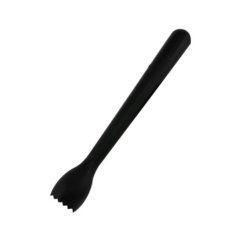 Macerador de Plástico Dentado Preto 22cm