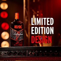 Whisky Ballantine´s Finest ACDC Edição Rock True Music 750ml - loja online