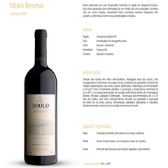 Vinho Miolo Reserva Tinto Branco Seco Sabores Garrafa 750ml na internet