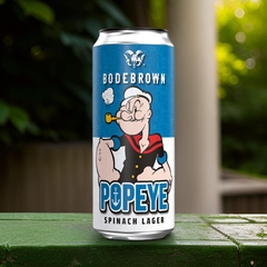 Cerveja Bodebrown Popeye Spinach Lager Lata Azul 473ml na internet