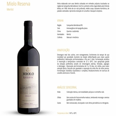 Vinho Miolo Reserva Kit Degustação Tinto 5 Garrafas 750ml - Newness Bebidas