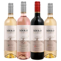 Vinho Miolo Seleção Kit Degustação Premium 4 Garrafas 750ml