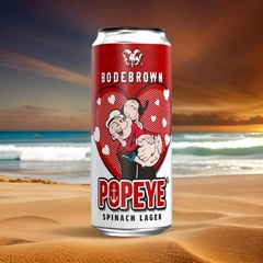 Imagem do Cerveja Bodebrown Popeye Spinach Lager Lata Vermelha 473ml