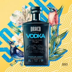 Vodka Draco Premium Craft Spirit of Brasil Pure Grain 750ml - Newness Bebidas