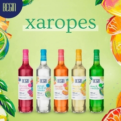 Xarope Sabor Frutas Vermelhas Begin Soda Italiana 750ml