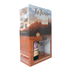 Kit Cerveja La Trappe Quadruppel 1 Grf 750ml + 1 Taça