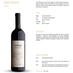 Vinho Miolo Reserva Kit Degustação Tinto 5 Garrafas 750ml