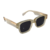 Óculos de Sol Deluxe - Daytona - Nude Transparente - comprar online
