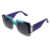 Óculos de Sol Deluxe - Miami - Multicolor Translúcido - comprar online