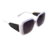 Óculos de Sol Deluxe - Chicago - Branco e Preto - comprar online