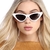 Óculos de Sol Gatinho - Branco - PinkFlor - 3 óculos por 99,99 