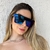 Óculos de Sol Face - Espelhado Azul - PinkFlor - 3 óculos por 99,99 