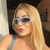 Óculos de Sol Khloe - Azul Claro - comprar online