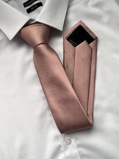 Gravata Rose Gold Semi Slim - comprar online