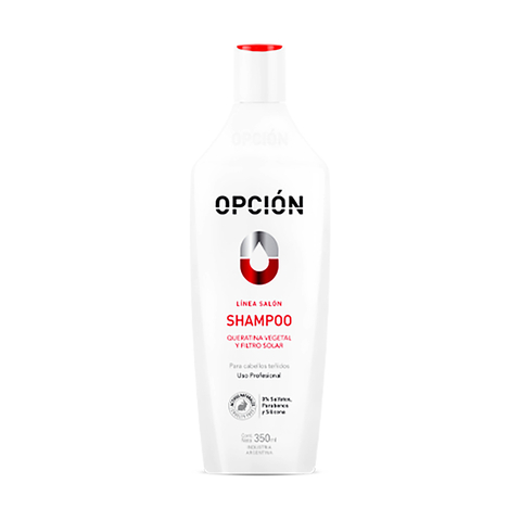 Shampoo Queratina Opción x 350 ml.