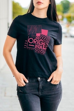 REMERA SERIGRAFIA ALGODON Urban Original Mujer