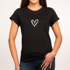 Remera (Modal) Corazon 2 (Mujer) - comprar online