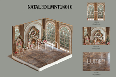 Fundo Fotográfico NATAL 3D LMNT2401023D