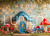 Fundo Fotográfico SMURFS LMSMF05