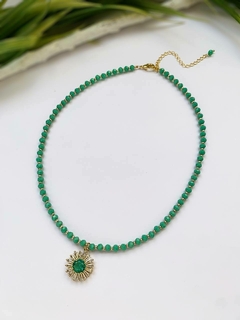 Collar VERONA Verde Cristal