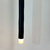 Pendente Tubo Ø2,9x50cm Ponteira Acrílico 1xLed 5w - QImporta PD2316 - Coreluz | Luminárias, Pendentes, Arandelas e Iluminação
