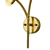 Arandela Torcello 33x20cm Led 6w 3000k Bivolt Dourado Escovado - Usina Imports UI20081/6DR na internet