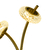 Arandela Torcello 33x20cm Led 6w 3000k Bivolt Dourado Escovado - Usina Imports UI20081/6DR - Coreluz | Luminárias, Pendentes, Arandelas e Iluminação