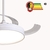 Ventilador de Teto Air Basic Branco Pás Retrátil Led 30w Multicolor Bivolt c/ Controle Remoto - Opus HM 36472 - Coreluz | Luminárias, Pendentes, Arandelas e Iluminação