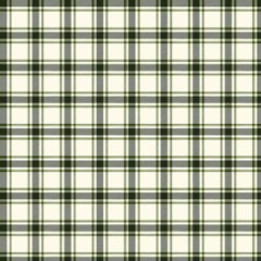 Tricoline - Coleção TARTAN - Xadrez Verde Oliva I - Fundo Branco - 0,50m X  1,50m