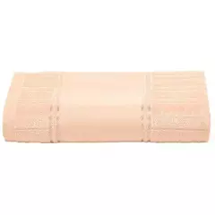 TOALHA DE ROSTO VELOUR ARTESANALLE - COR PESSEGO - 50cm x 80cm - DOHLER - comprar online