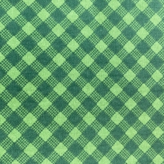 Tricoline Xadrez - Verde Escuro - 0,50m X 1,50m