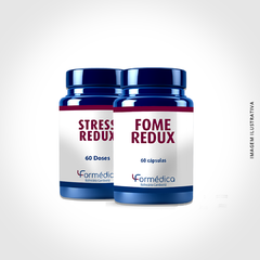 Combo Stress Redux 60 Doses + Fome Redux 60 Cápsulas