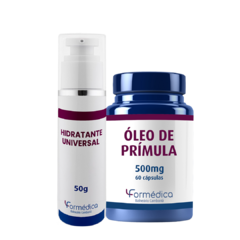 Combo 2 - Hidratante Universal 50g + Óleo de prímula 60 caps - Ganhe um gel creme FPS50