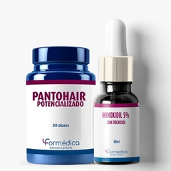 Pantohair Potencializado 30 doses + Minoxidil 60 ml