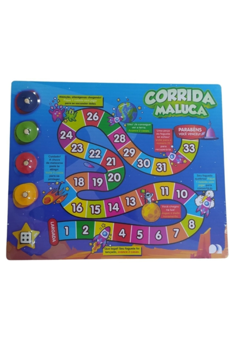 Jogo 5 em 1 Dama Trilha Jogo da Velha Xadrez e Ludo - STEM Toys