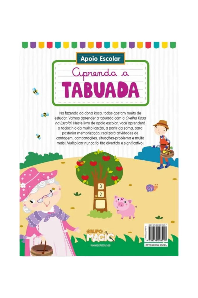 Livro Pedagógico Aprenda a Tabuada