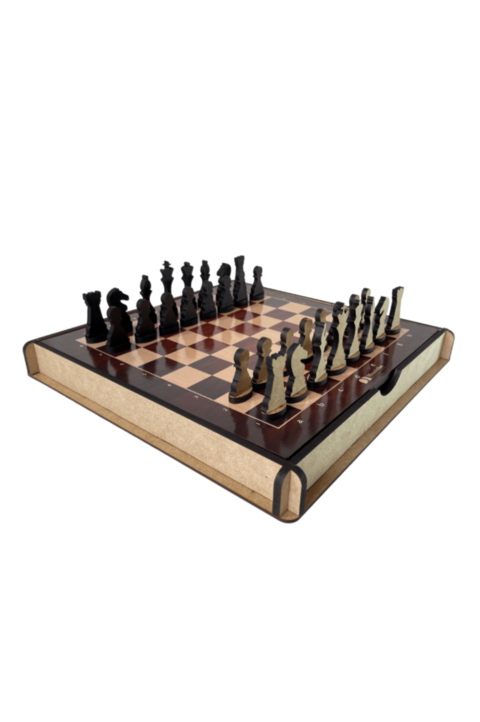 Jogo de Xadrez em madeira – B de Brincar - Brinquedos ecológicos e Jogos de  tabuleiro