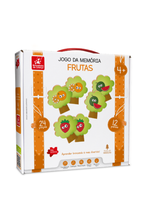 Jogo Educativo de Encaixe Safari - 7 peças com pinos - Eduka Brink