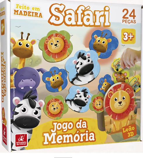 Jogo da Memória Safari - Educativos Brinquedos
