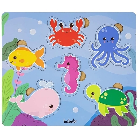 Ocean Animals Puzzle - quebra-cabeças de jogos de aprendizado de