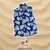 Camisa Verão Floral Azul - comprar online