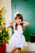 Vestido Ciganinha Brilho - Natal - Andressa Kids | Moda Infantil