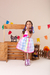 Vestido Xadrez Colorir - Andressa Kids | Moda Infantil
