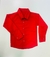Camisa Manga Longa Vermelha (Tricoline)